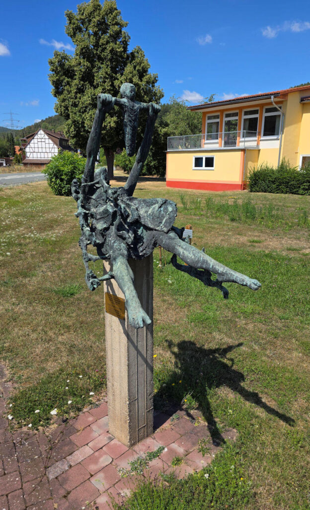 Edersee - Mahnmal Flutkatastrophe 1943 in Affoldern